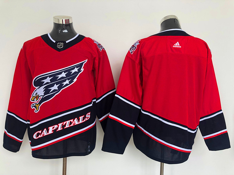 Men's Washington Capitals Red Breakaway Blank Jersey